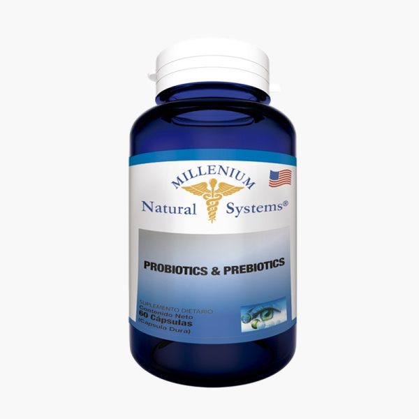 Probiotics & Prebiotics (Natural Millenium Systems - 60 cápsulas)