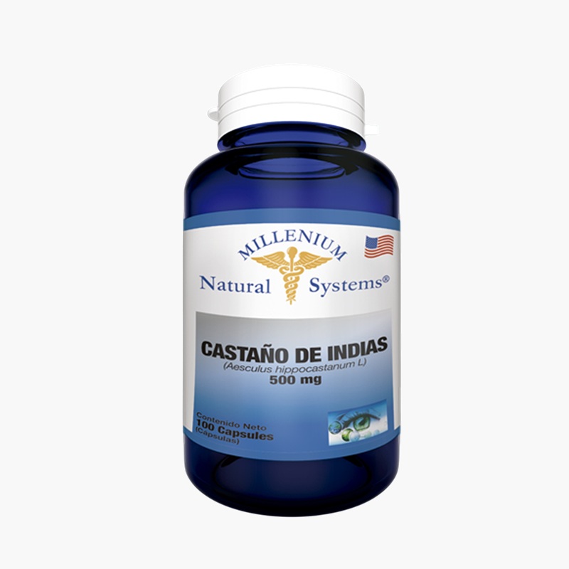 Castaño de Indias 500 mg (Natural Millenium Systems - 100 cápsulas)